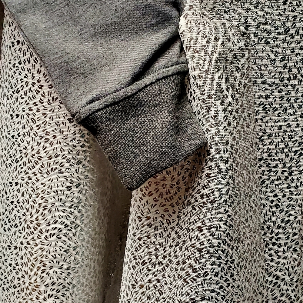 Long Sleeve Fleece Hoodie Tunic - Picture 9 of 10